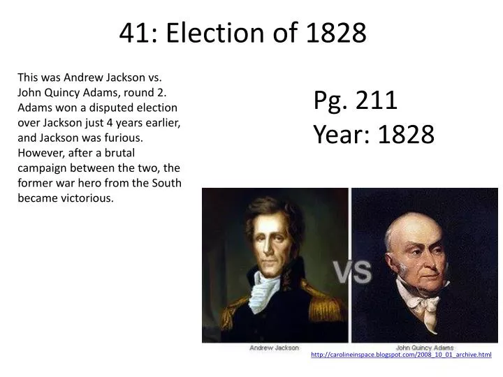 41 election of 1828