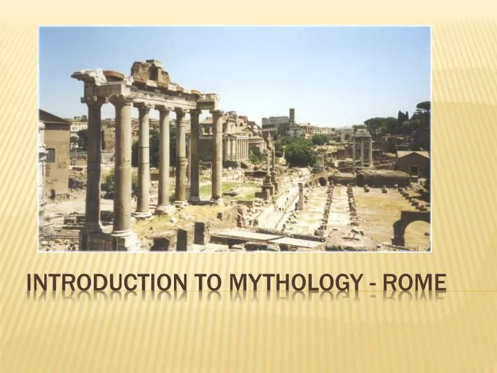 introduction to mythology rome