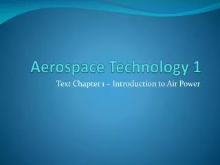 Aerospace Technology 1