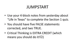 jumpstart