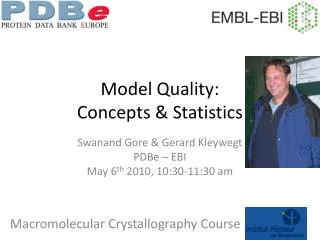 Model Quality: Concepts &amp; Statistics