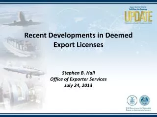 Recent Developments in Deemed Export Licenses