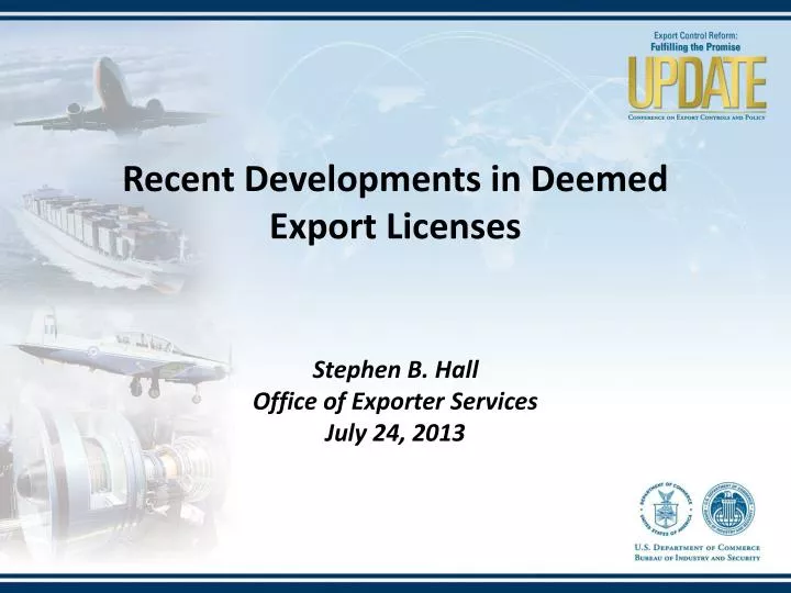 recent developments in deemed export licenses