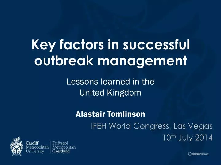 key factors in successful outbreak management