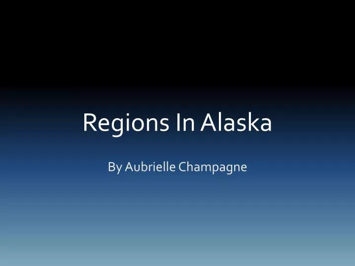 regions in alaska
