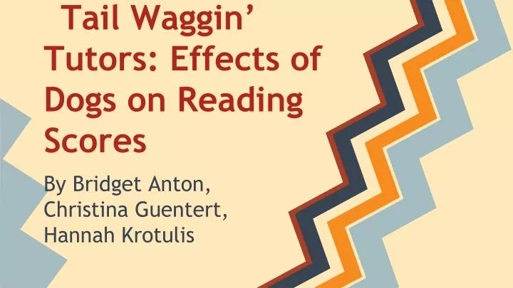 tail waggin tutors effects of dogs on reading scores