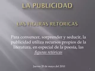 la publicidad