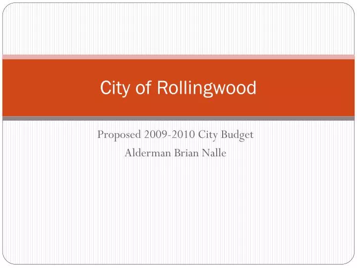 city of rollingwood