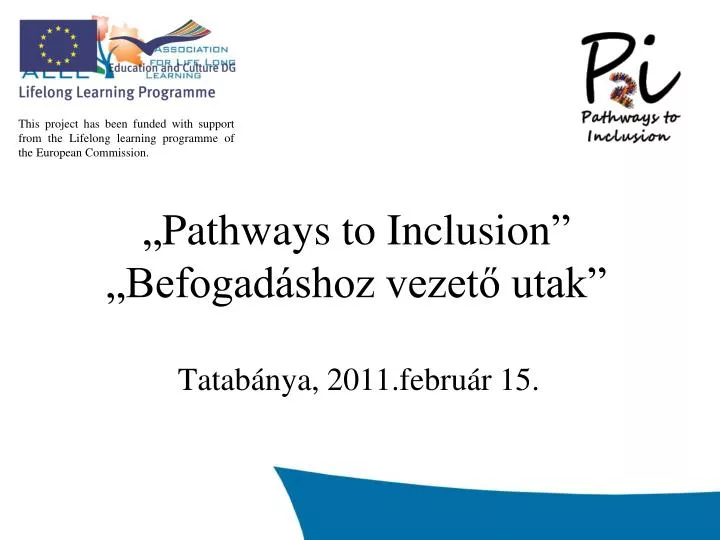 pathways to inclusion befogad shoz vezet utak
