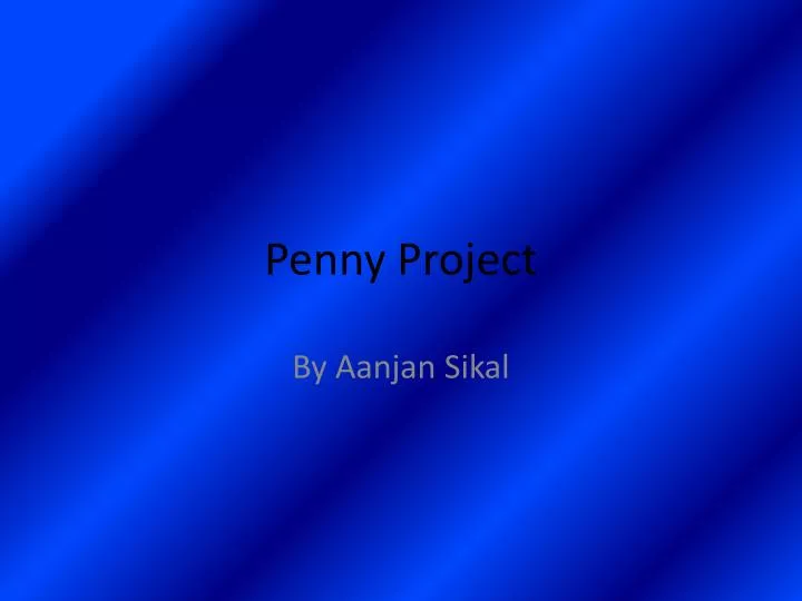 penny project