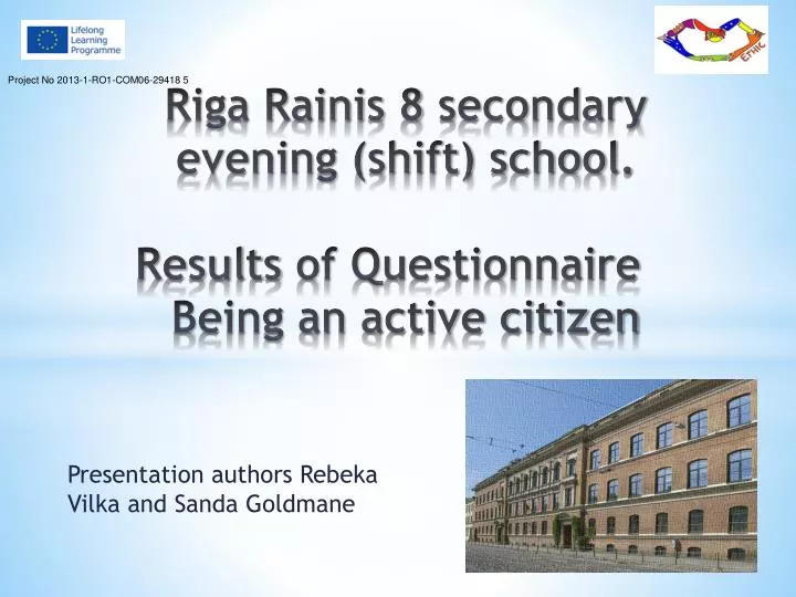 riga rainis 8 secondary evening shift school results of questionnaire being an active citizen