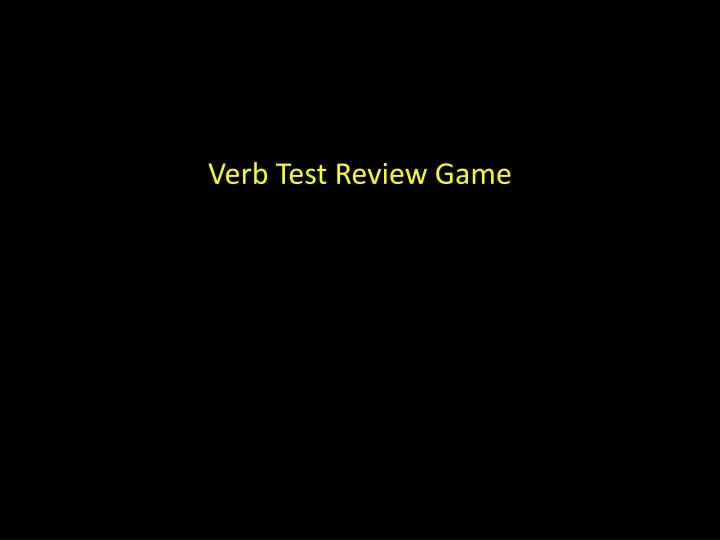 verb test review game
