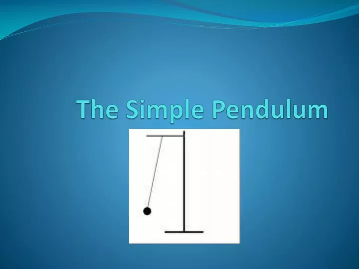 the simple pendulum
