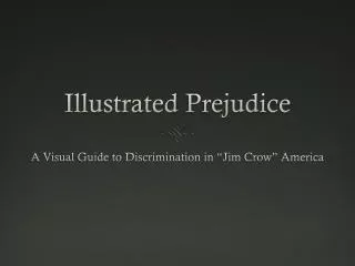 Illustrated Prejudice