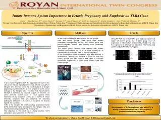 Innate Immune System Importance in Ectopic Pregnancy with Emphasis on TLR4 Gene