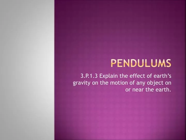 pendulums