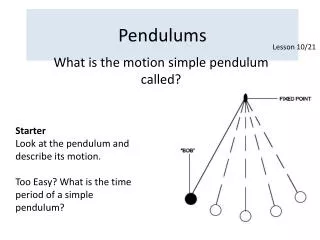 Pendulums