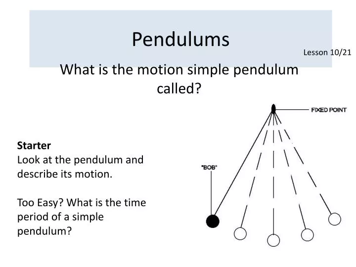pendulums