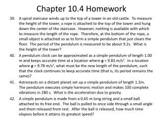 chapter 10 4 homework