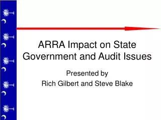 ARRA Impact on State Government and Audit Issues