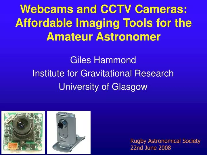 giles hammond institute for gravitational research university of glasgow