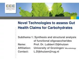 Synthesis and structural analysis of functional oligosaccharides