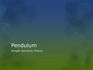 Pendulum