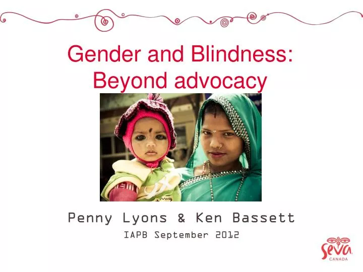 gender and blindness beyond advocacy