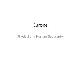 europe
