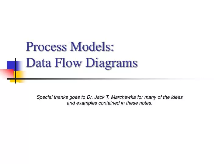 process models data flow diagrams