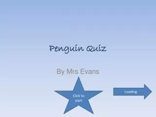 Penguin Quiz