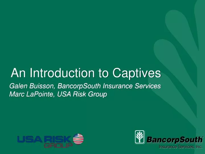 an introduction to captives