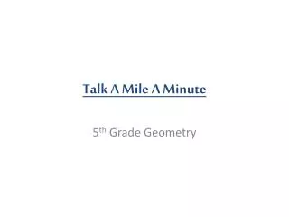 talk a mile a minute