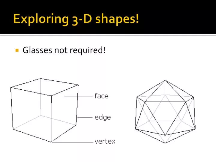 exploring 3 d shapes