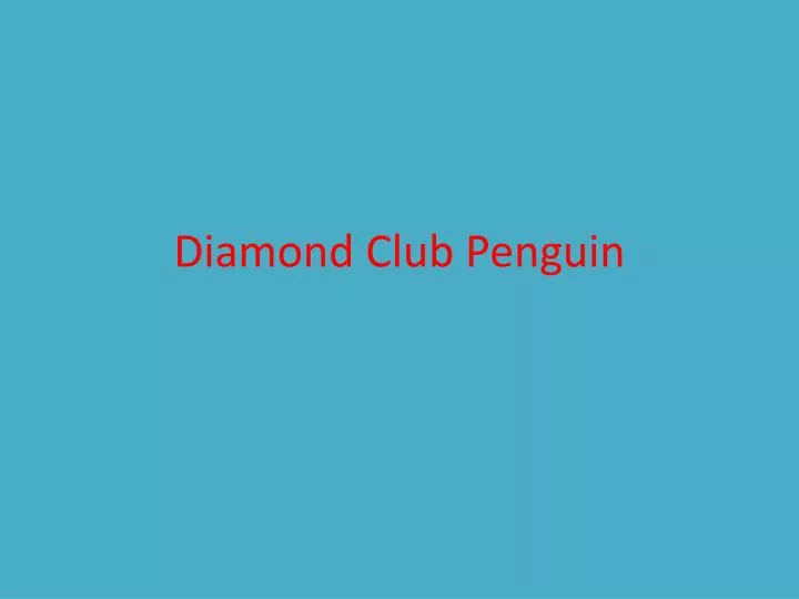 diamond club penguin