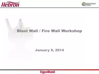 Blast Wall / Fire Wall Workshop