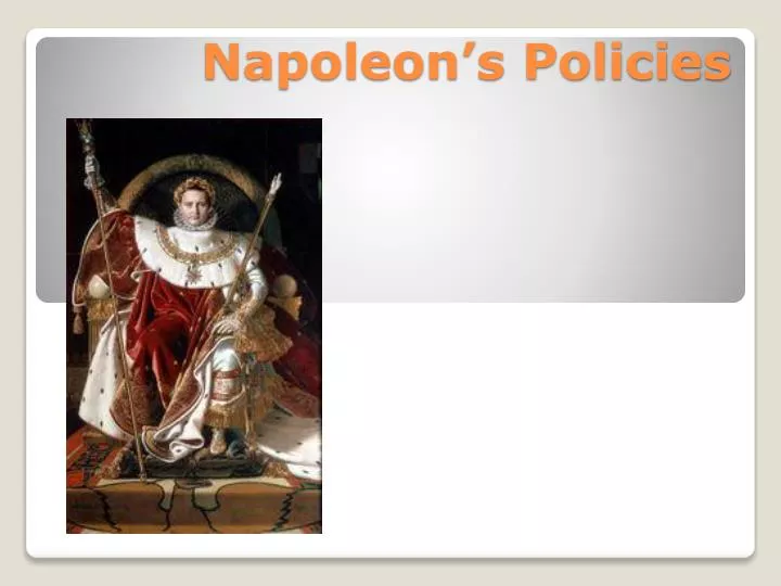 napoleon s policies