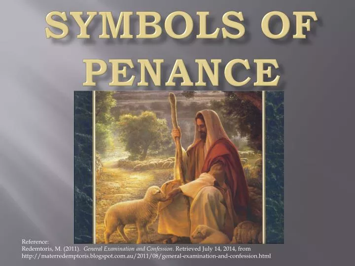 symbols of penance