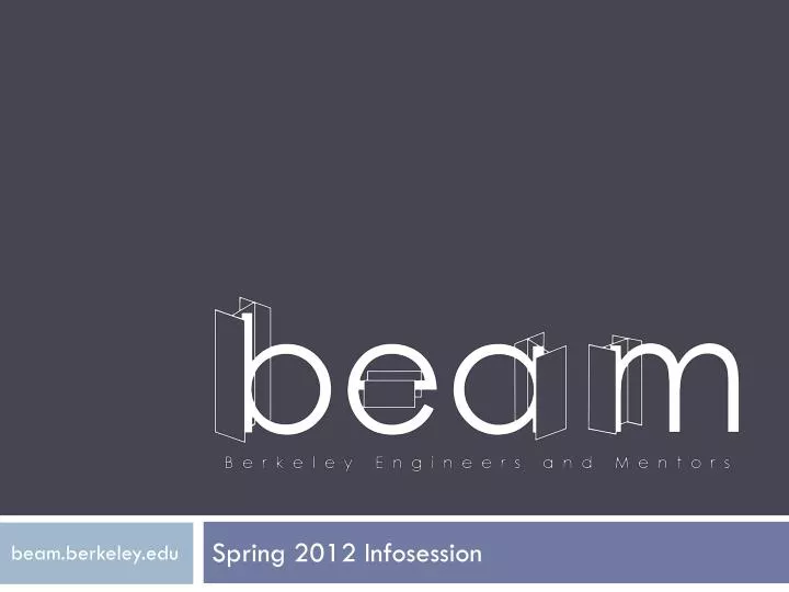 spring 2012 infosession