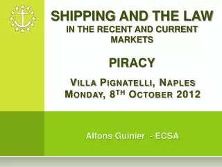 Villa Pignatelli , Naples Monday, 8 th October 2012