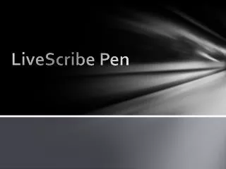 LiveScribe Pen