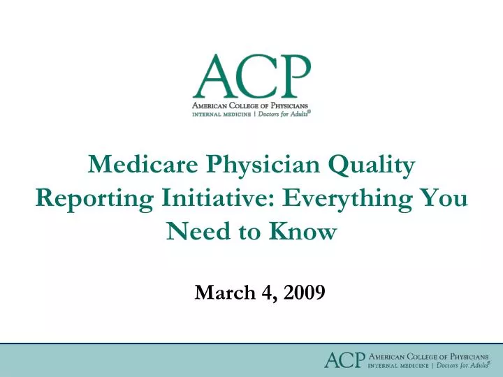 medicare physician quality reporting initiative everything you need to know