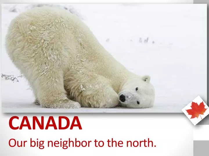 canada our big neighbor to the north