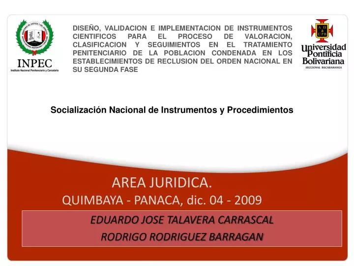 area juridica quimbaya panaca dic 04 2009