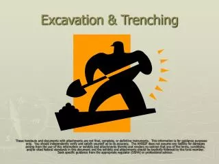 Excavation &amp; Trenching