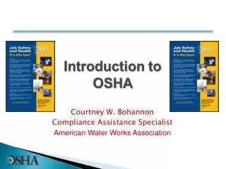 Courtney W. Bohannon Compliance Assistance Specialist American Water Works Association