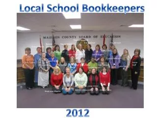 Local School Bookkeepers