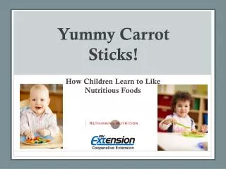 Yummy Carrot Sticks!