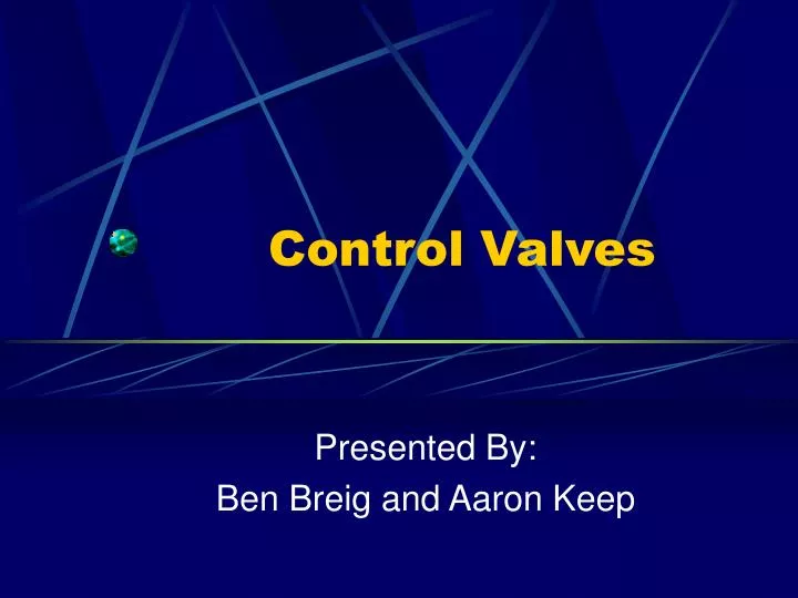 control valves