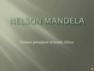 Nelson Mandela